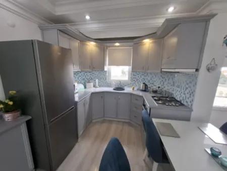 Fully Furnished Large Room 2 1 Duplex In A Complex With Pool For Sale In Aydın Didim Efeler