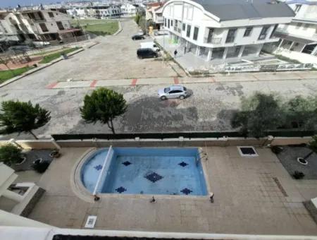 Fully Furnished 2 Bedroom Duplex In A Complex With Pool For Sale In Aydın Didim Efeler