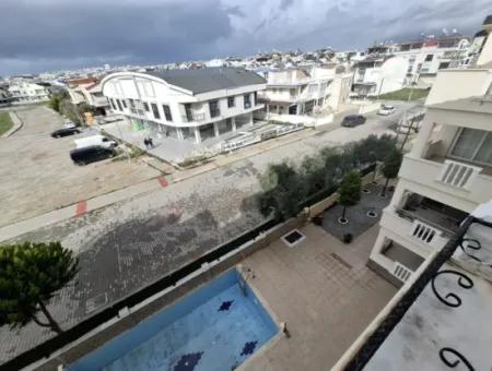 Fully Furnished 2 Bedroom Duplex In A Complex With Pool For Sale In Aydın Didim Efeler