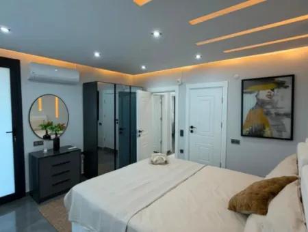 Furnished 3+1 Villa For Sale In A Gated Complex With Pool In Didim Efeler