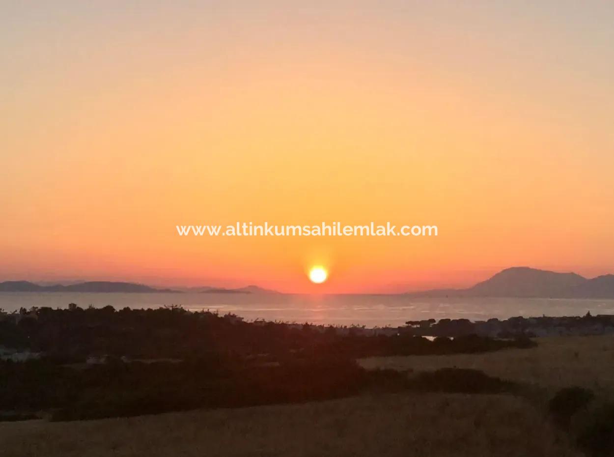 Didimde Agean Heights 3 Sitesinde Acil Satılık Deniz Manzaralı 3+1 Yazlık Dubleks