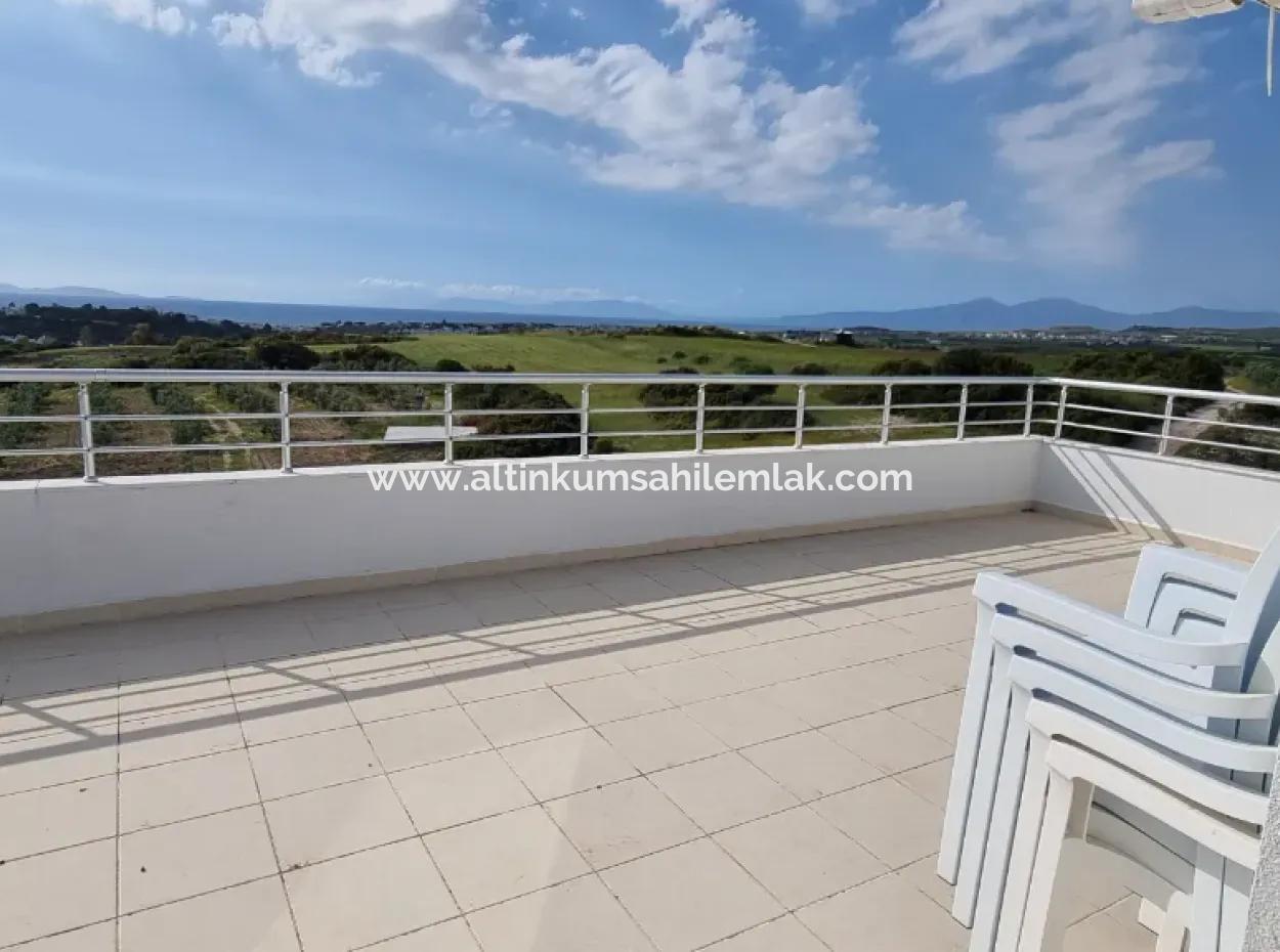 Didimde Agean Heights 3 Sitesinde Acil Satılık Deniz Manzaralı 3+1 Yazlık Dubleks
