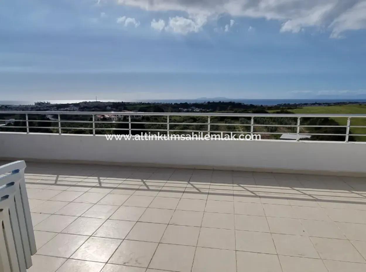 Didimde Agean Heights 3 Sitesinde Acil Satılık Deniz Manzaralı 3+1 Yazlık Dubleks