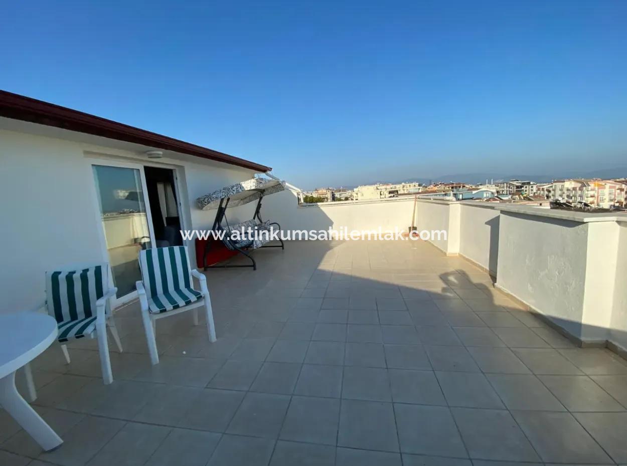 Didim Hisar Mahallesi Blue View Sitesinde Satılık Havuzlu  3+1 Dubleks