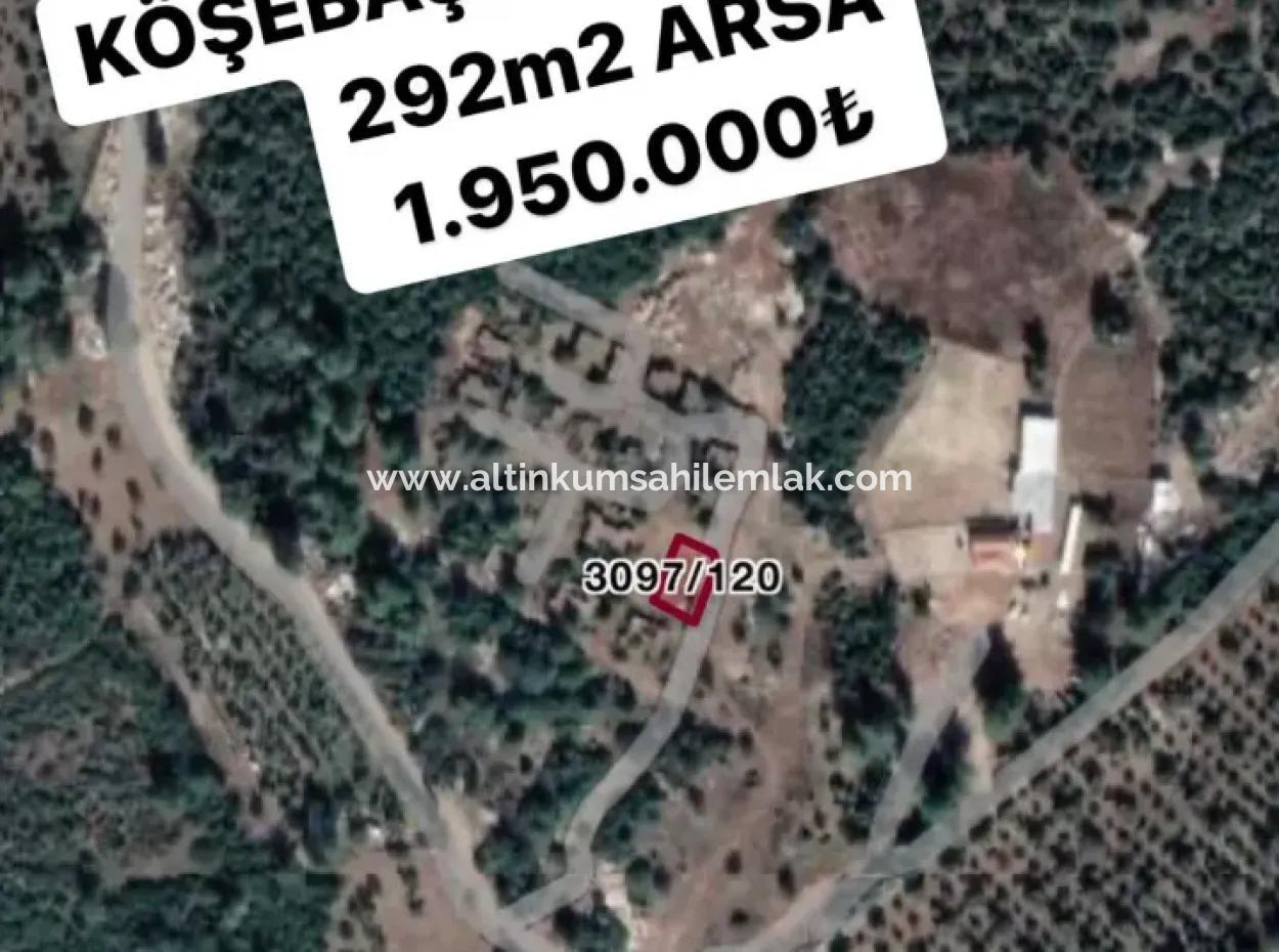 Didim Fevzipaşada Aci Satılık Köşe Başı 292 M2  Villa İmarlı Kelepir Arsa