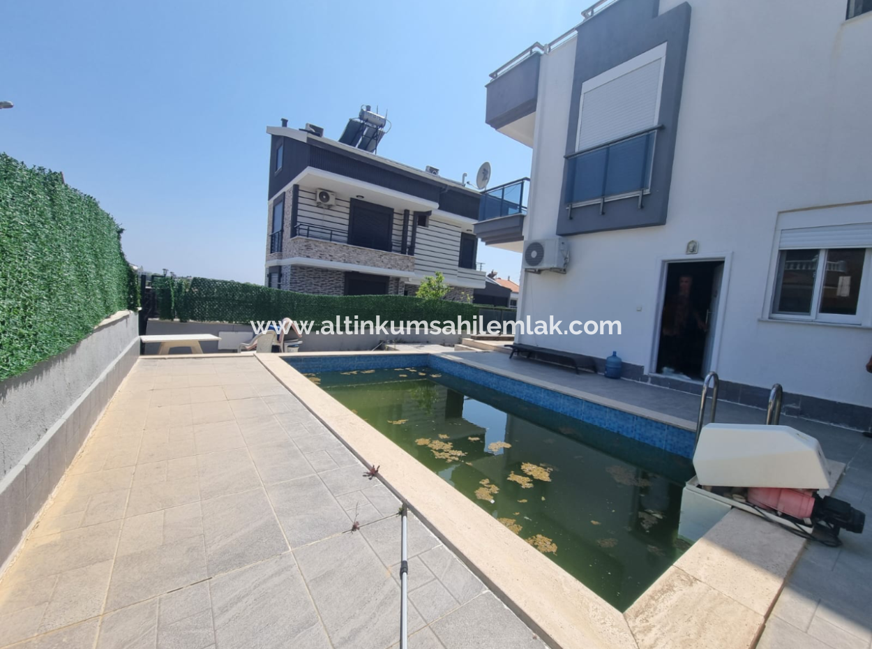 Fırsaat!!Didim Altınkumda Acil Satılık 3+1 Havuzlu Eşyalı Full Deniz Manzaralı Villa
