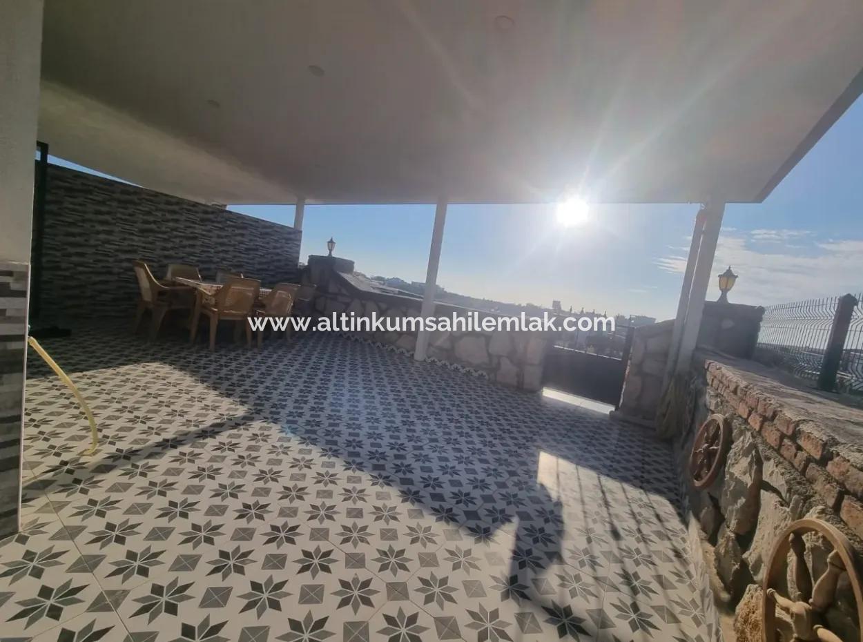 Didim Hisar Mahallesinde Satılık Deniz Manzaralı 4+1 Villa