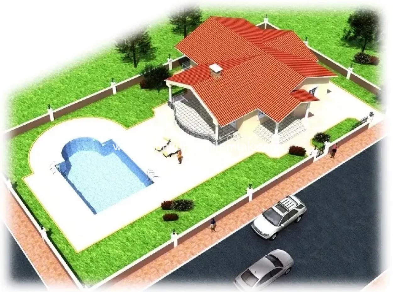 Didim Altınkum Yapıdan Satılık Yeşiltepede Projeden Satılık Tek Katlı Villa, Ev