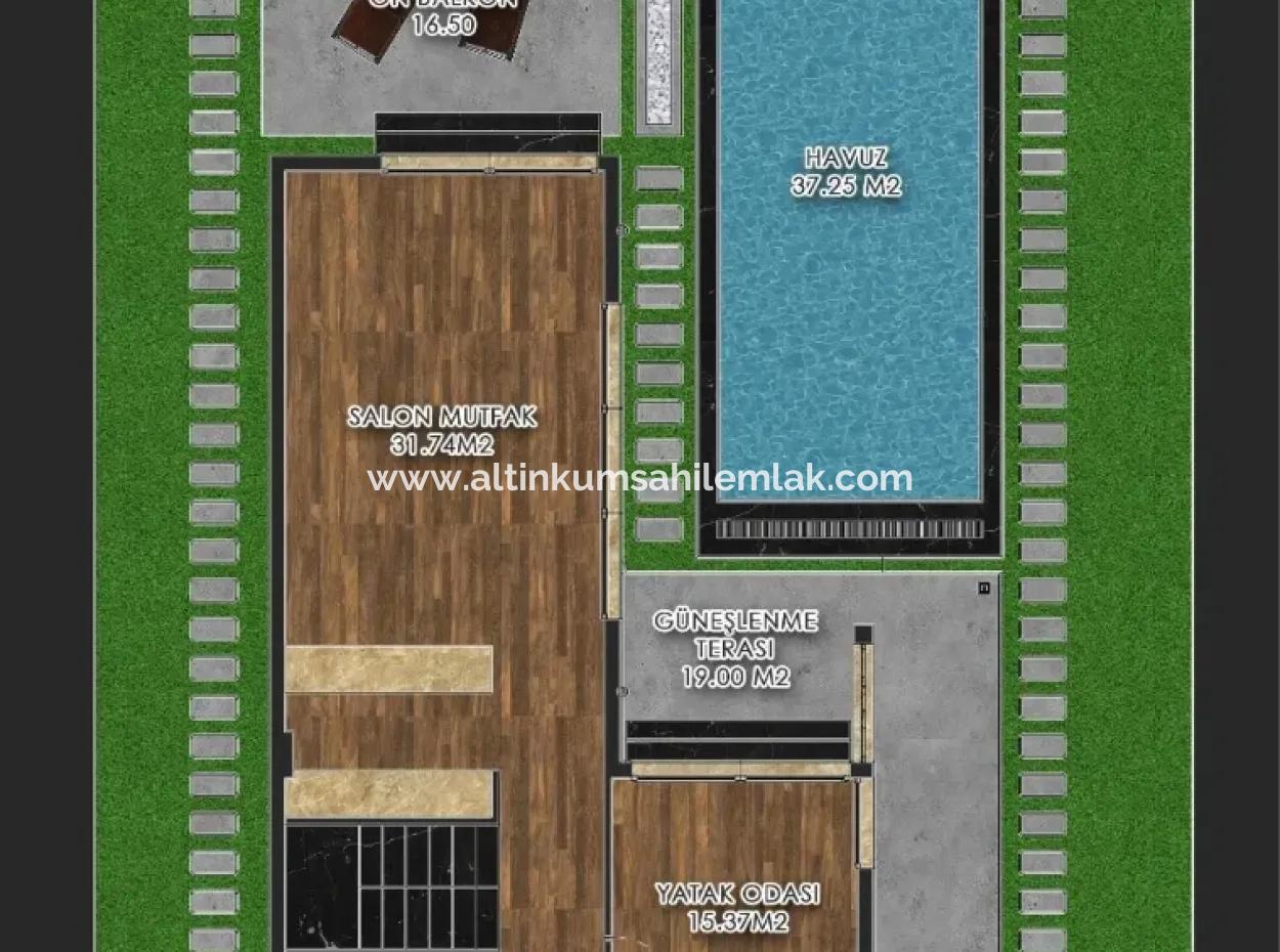 Didim Yeşiltepede Projeden Satılık Lüks Müstakil Villa