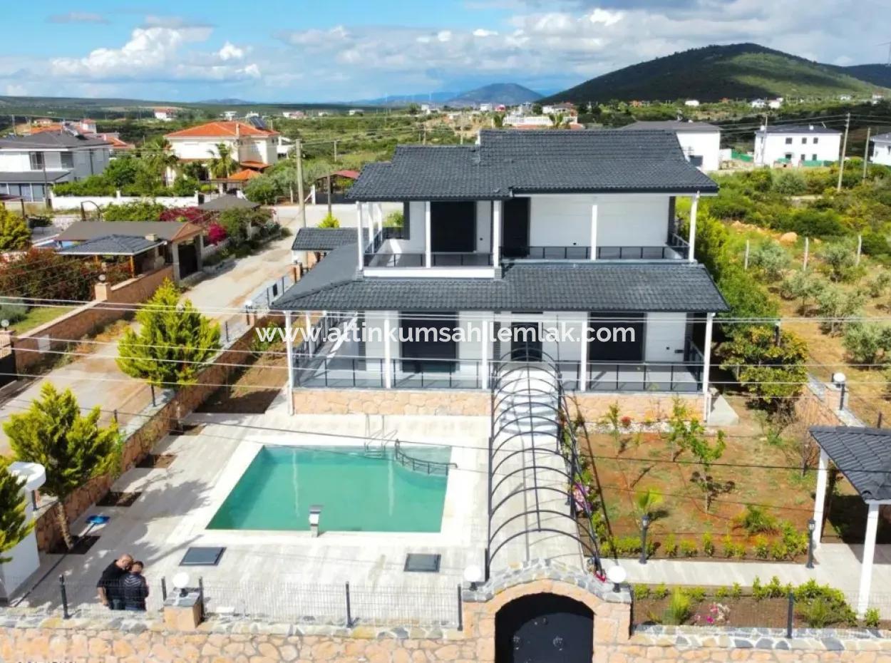 Kelepir Fiyata Didim Yeşiltepe'de Satılık Müstakil Havuzlu 3+1 Villa