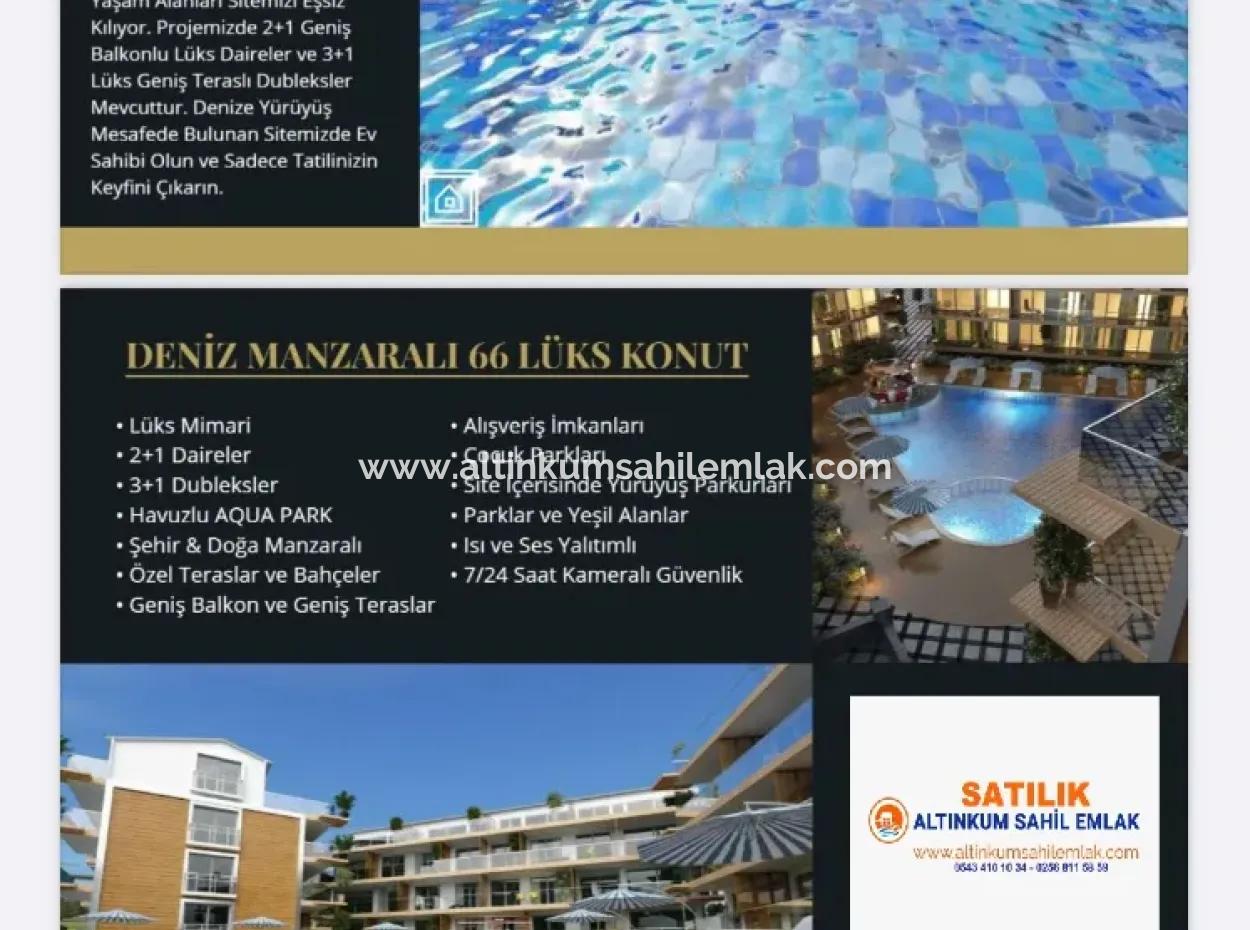 Didim Altınkum Mahallesinde Satılık Havuzlu Sitede 2+1 Daire