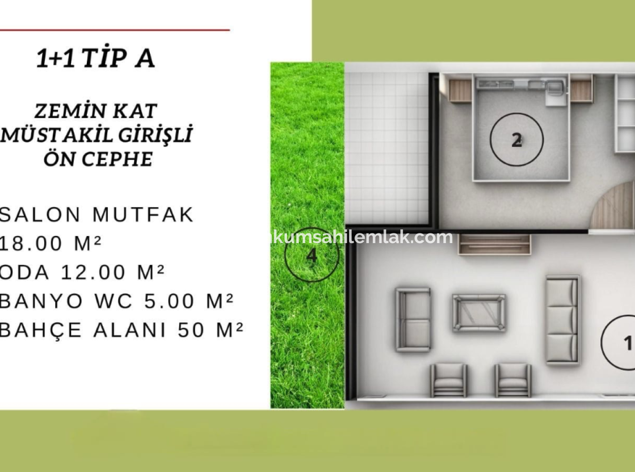 Didimde Projeden Satılık Daire Ve Dubleksler