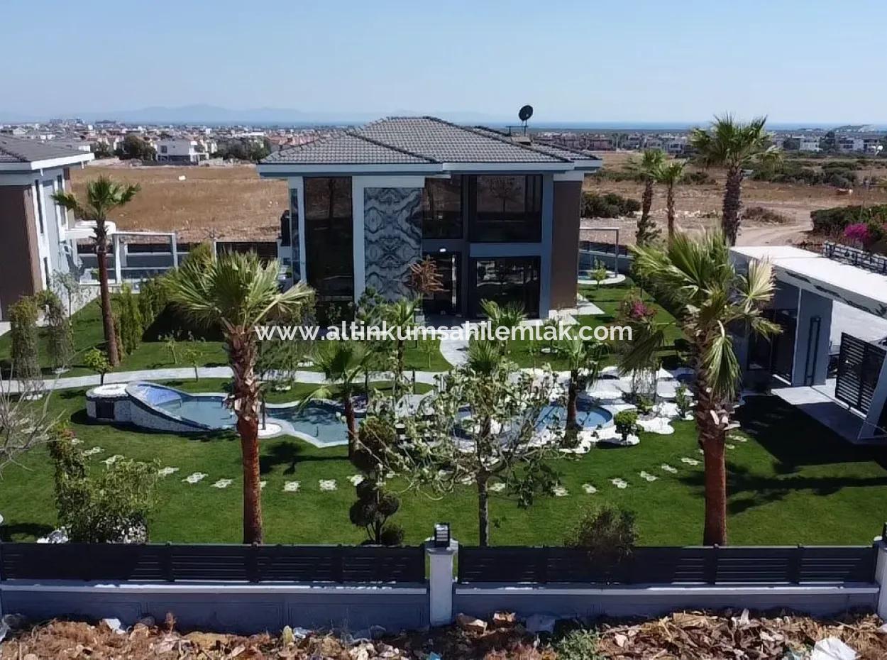 Didimde Satılık Deniz Manzaralı Müstakil Ultra Lüks 4+1 Villa