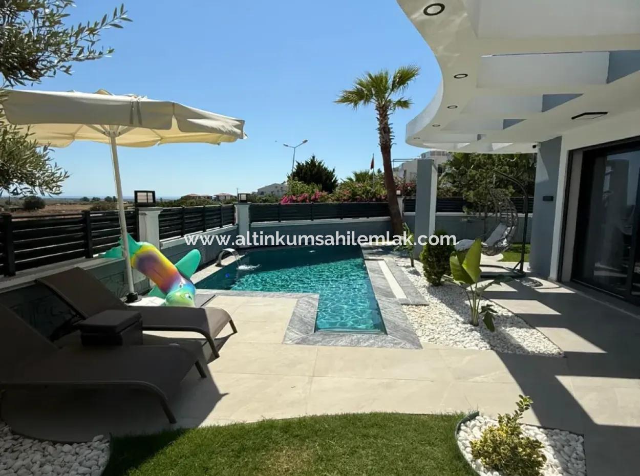 Didimde Satılık Deniz Manzaralı Müstakil Ultra Lüks 4+1 Villa
