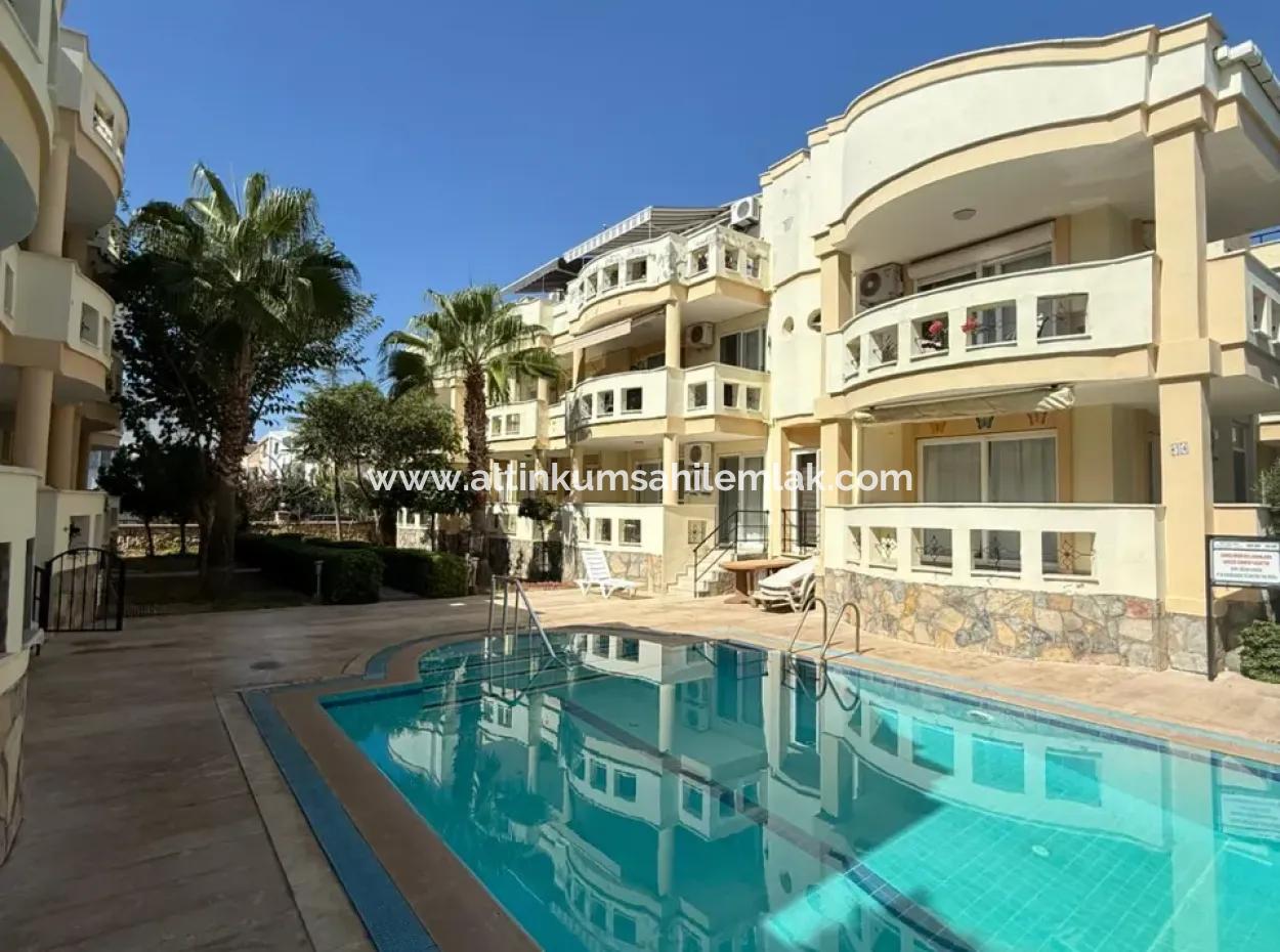 ???? Satılık Daire – Efeler Marina Vista Sitesi’nde – Giriş Kat – 2+1 – Eşyalı – Havuz Manzaralı