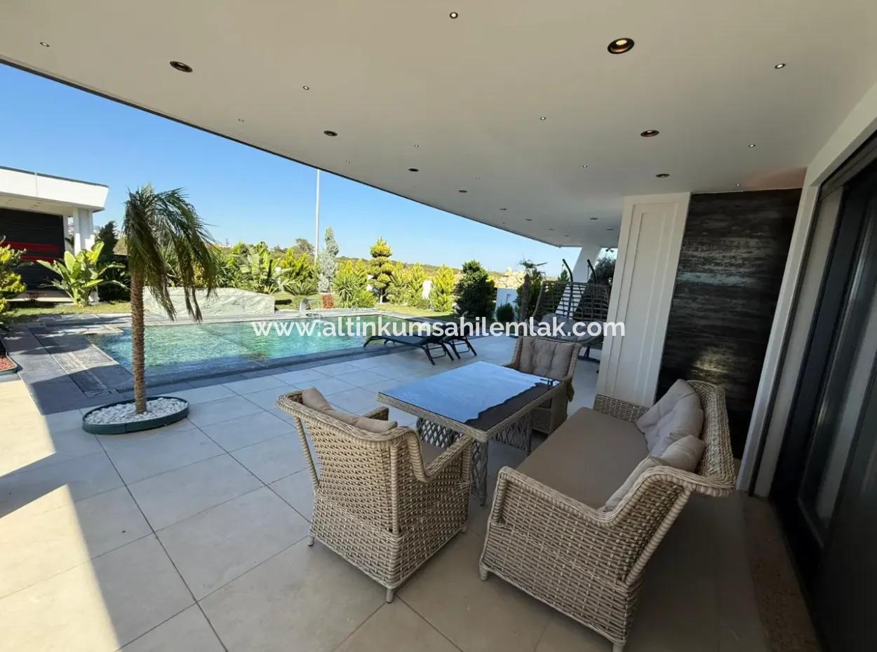 Aydın Didim Efeler’de Satılık 500M2 Bölgenin En  Kaliteli Ultra Lüks 4+1 Villa