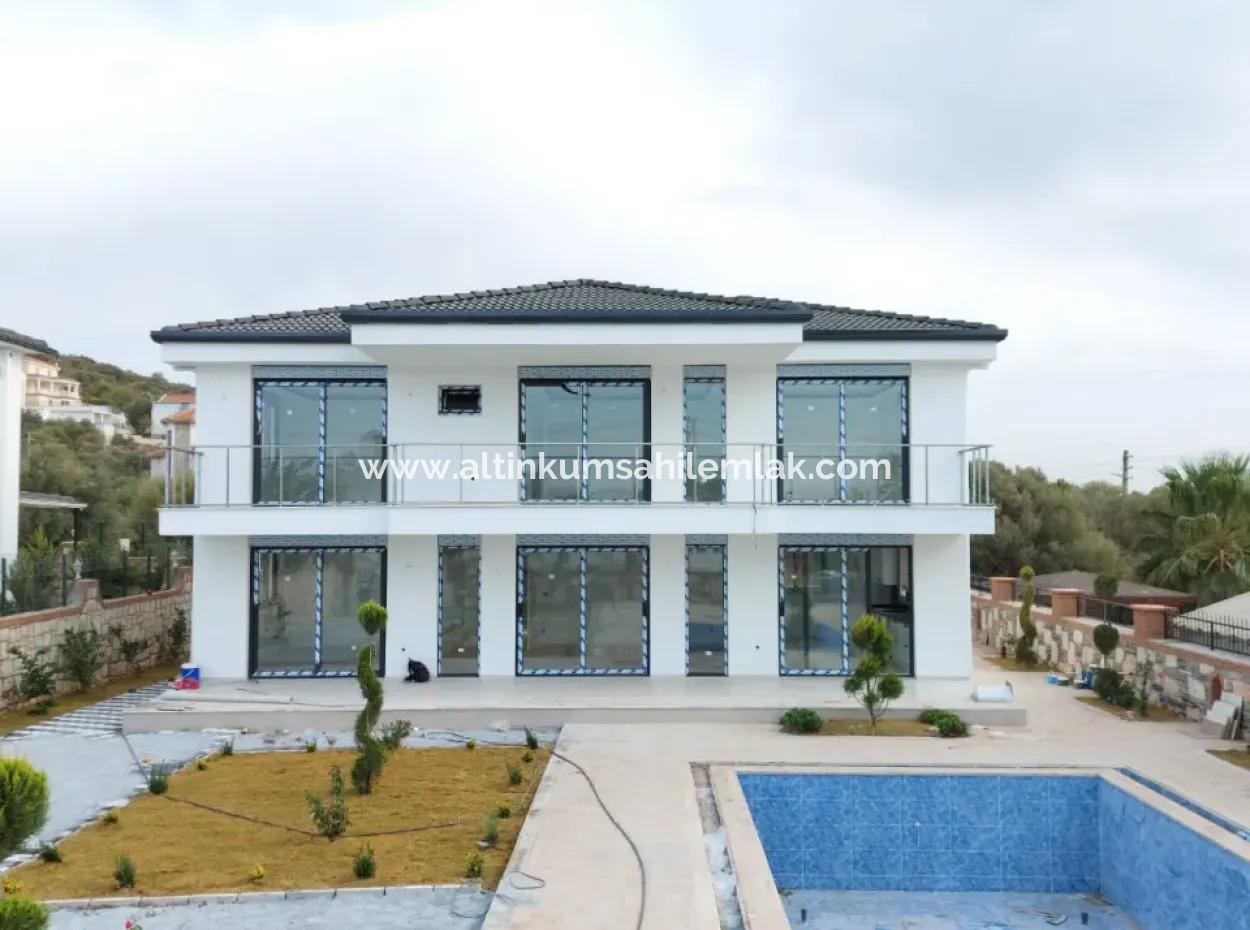 Didim Yeşiltepe'de  Projeden Satılık Havuzlu Müstakil Villa, Yazlık Ev