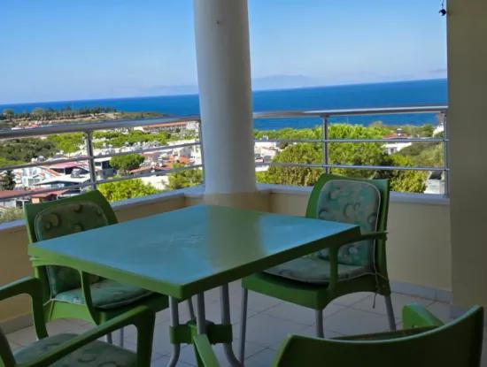 Didim Royal Blue Sitesinde Satılık 3+1 Deniz Manzaralı Mobilyalı Dubleks