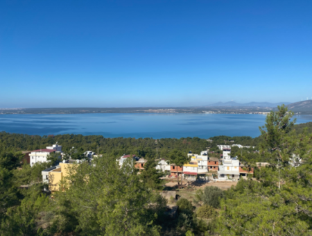 Didim Akbükte Satılık Deniz Manzaralı Arsa