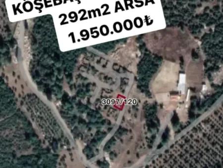 Didim Fevzipaşada Aci Satılık Köşe Başı 292 M2  Villa İmarlı Kelepir Arsa