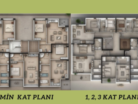 Didimde Projeden Satılık Daire Ve Dubleksler