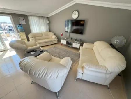 Aydın Didim Apollo Court Sitesinde Eşyalı Satılık 3+1 Dubleks!