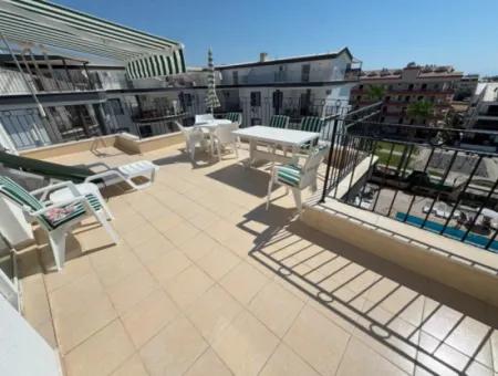 Aydın Didim Apollo Court Sitesinde Eşyalı Satılık 3+1 Dubleks!