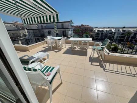 Aydın Didim Apollo Court Sitesinde Eşyalı Satılık 3+1 Dubleks!